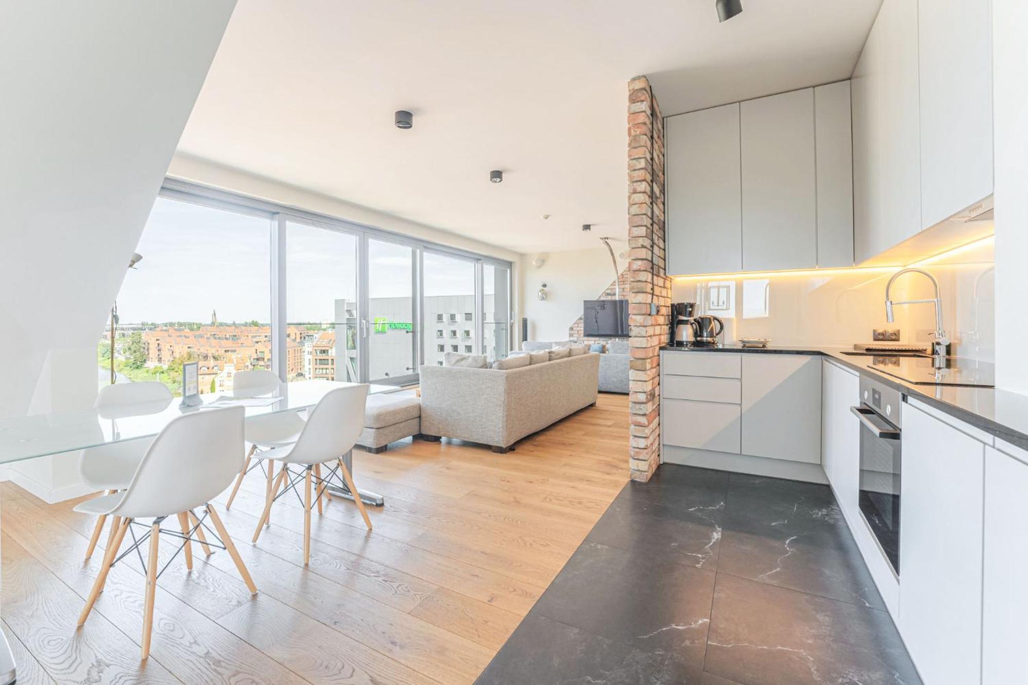 Penthouse Comfort Apartments Granaria 그단스크 외부 사진